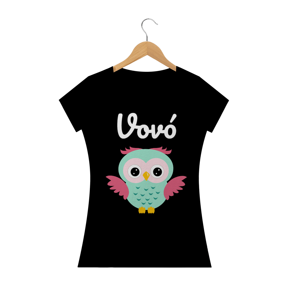 Nome do produto  Baby look VOVÓ CORUJA