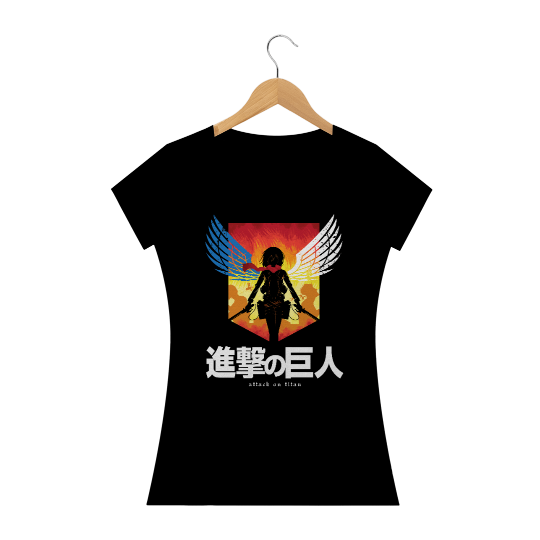 Camiseta - Shingeki no Kyojin - Feminina 