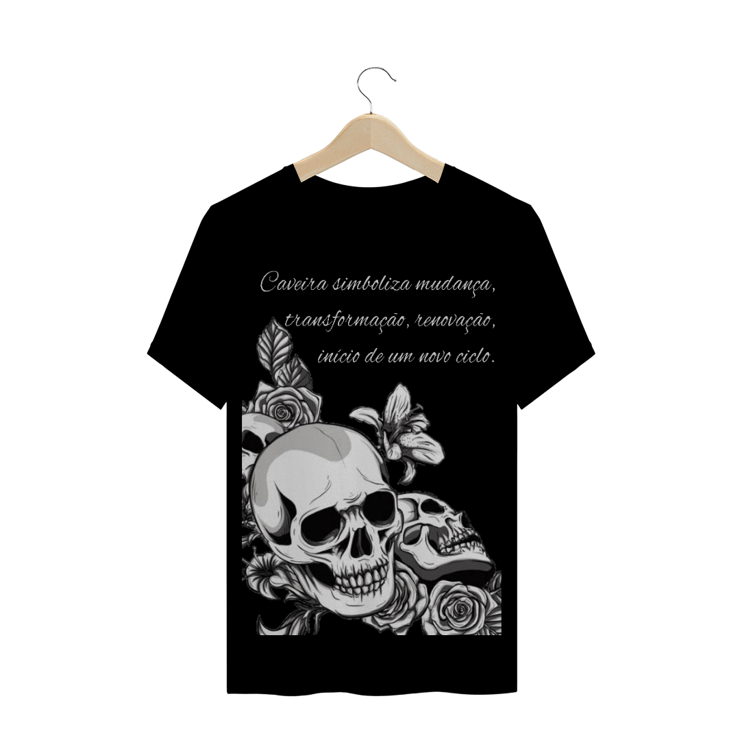 Nome do produto  Camisa Caveira Preta