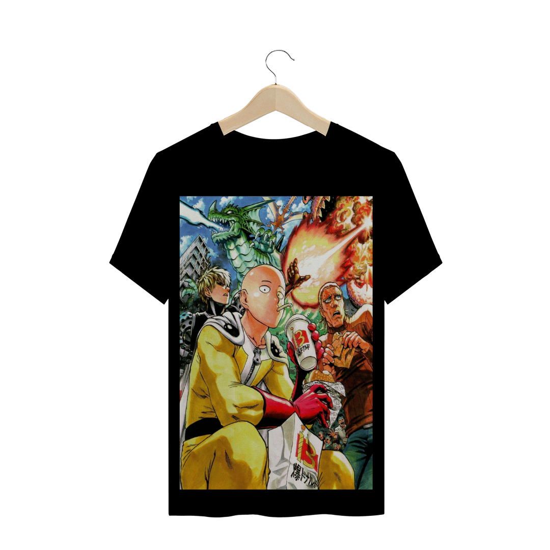 Nome do produto  camiseta masculina One-punch man mangá