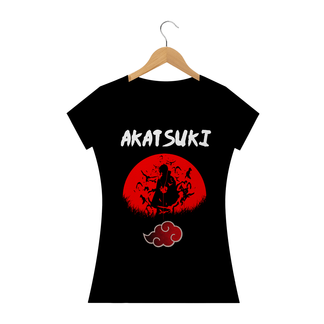 Nome do produto  Baby Look Akatsuki - Cartoons/Animes