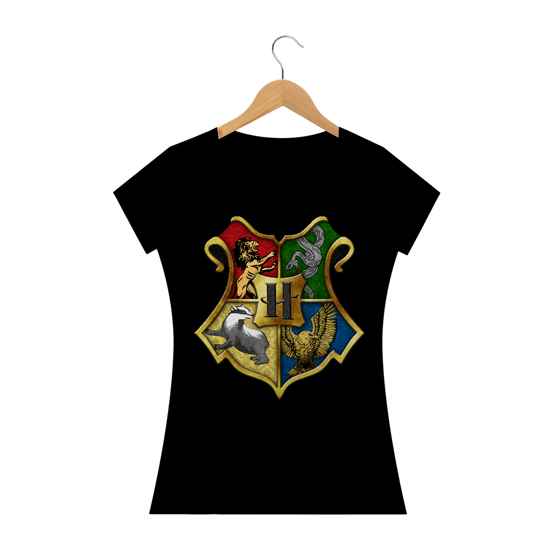 Nome do produto  Camiseta Baby Look HP Houses - Filmes/Séries TV