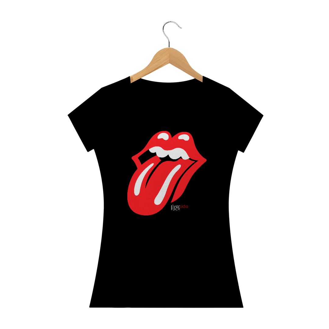 Nome do produto  Baby Long Quality The Rolling Stones Preta