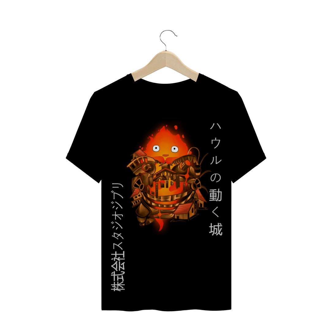 Nome do produto  T-Shirt Studio Ghibli - Calcifer 