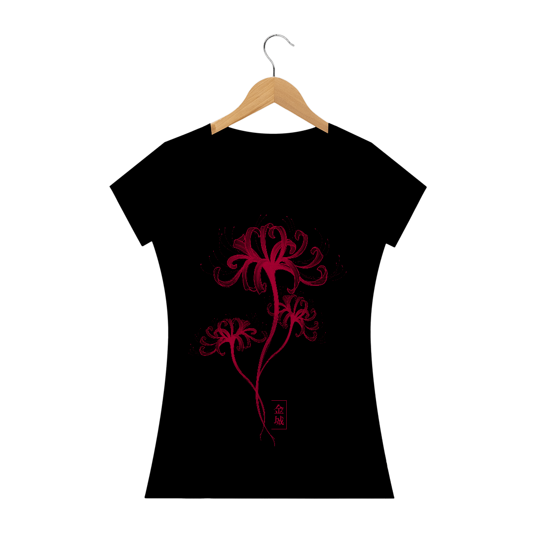 Nome do produto  Red Flower - Black