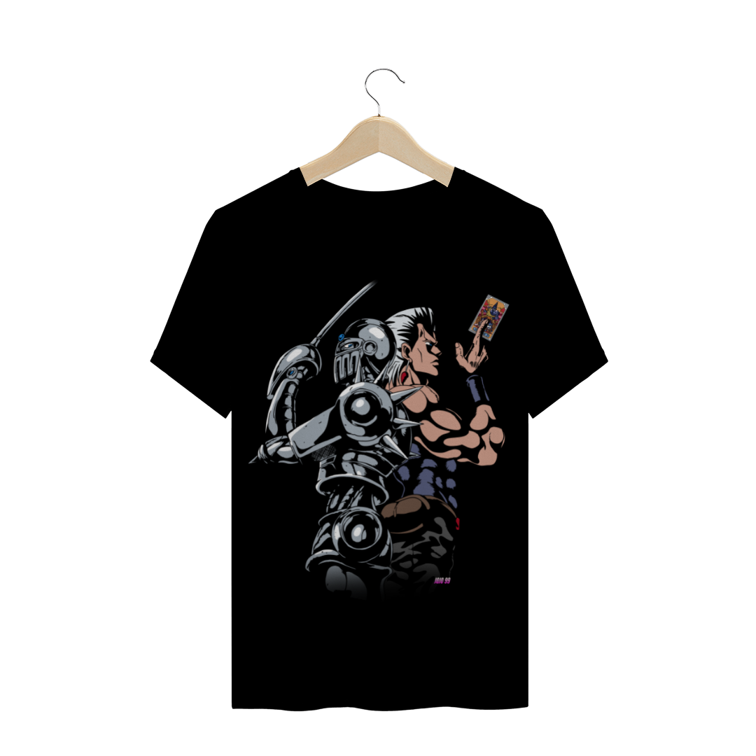 Nome do produto  Camiseta Jean Pierre Polnareff e Silver Chariot - JoJo's Bizarre Adventure Part 3: Stardust Crusaders