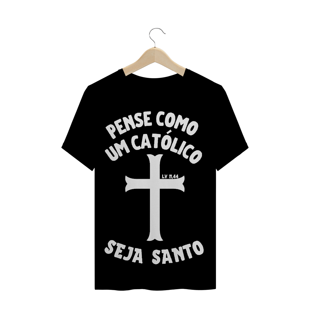 Nome do produto  T-Shrirt Quality Seja Santo Branco