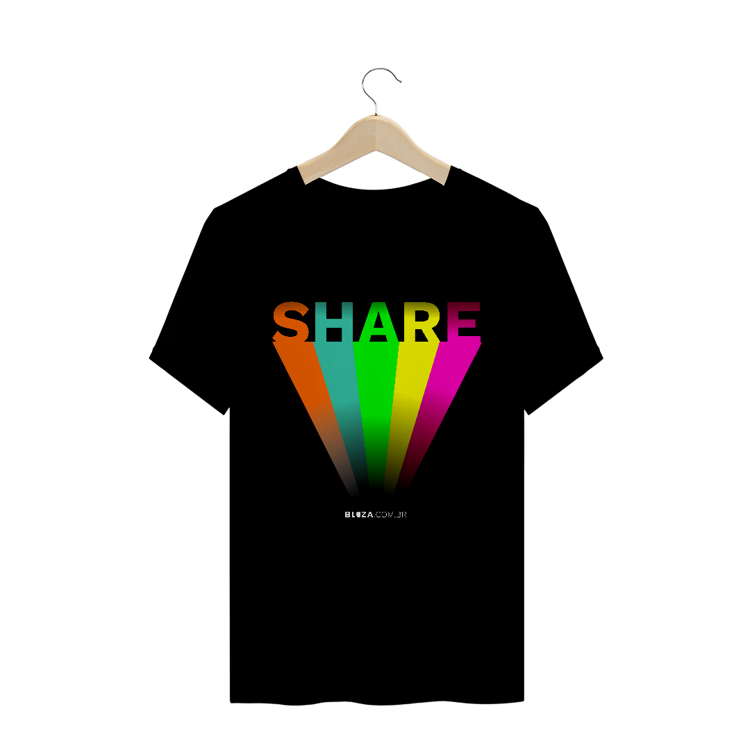 Nome do produto  Share, Camiseta Masculina, Bluza.com.br