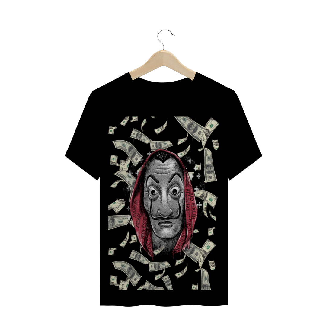 Nome do produto  CAMISETA LA CASA DE PAPEL LUXO