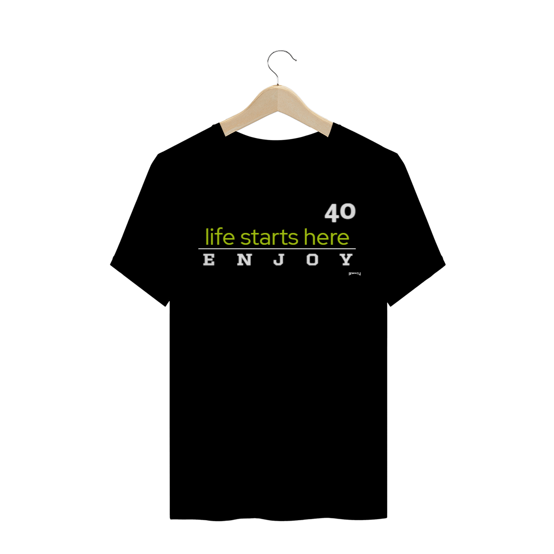Camiseta Enjoy 40 Unissex Tshirt Quality