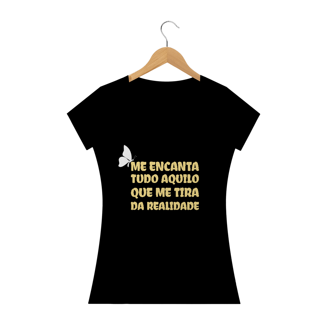 Nome do produto  Camiseta Frase Me Encanta Feminina