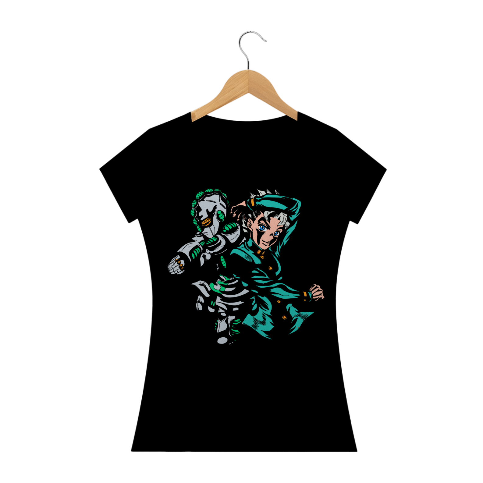 Nome do produto  Camiseta Feminina Koichi Hirose - JoJo's Bizarre Adventure Part 4: Diamond Is Unbreakable