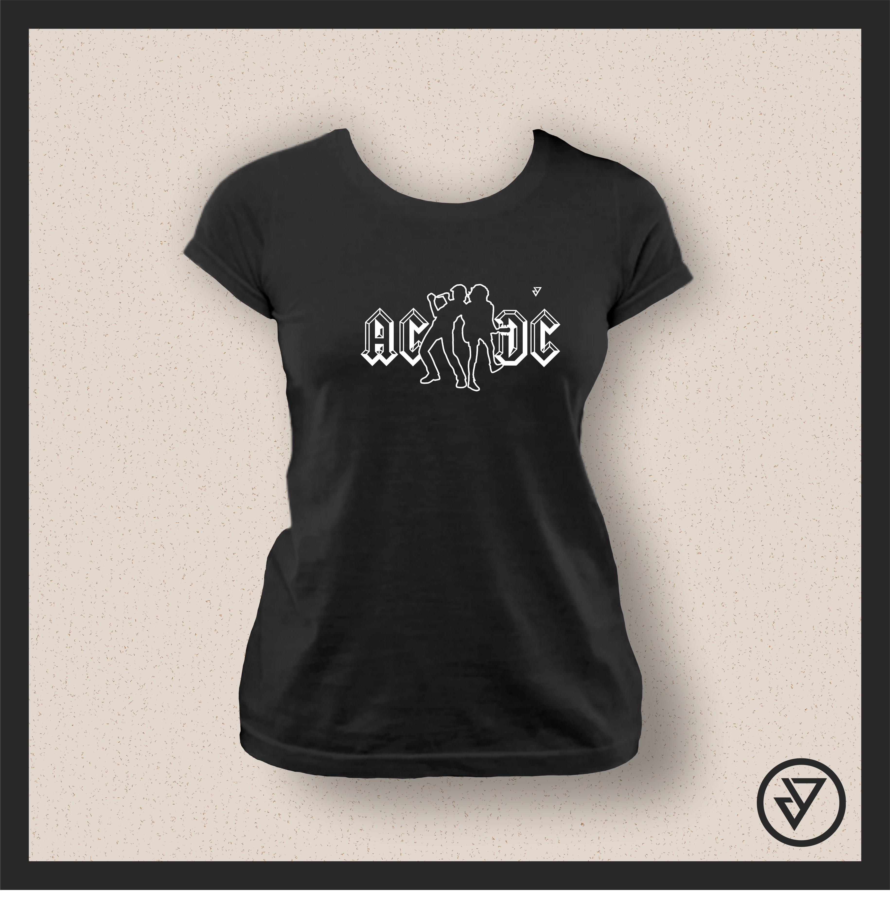 Camisa Feminina AC/DC - Preta