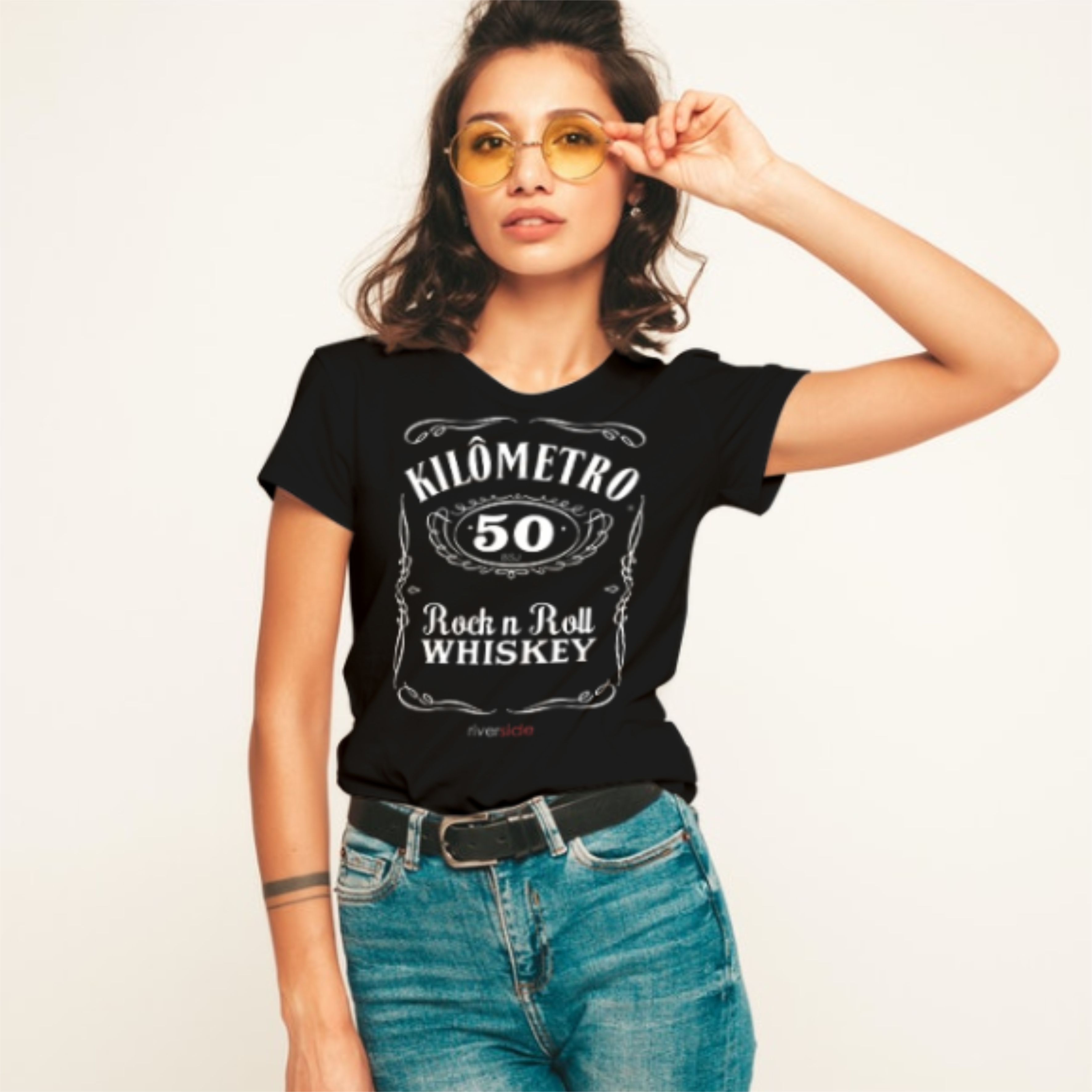 Nome do produto  Baby Long Quality Kilômetro 50 Preta + Cores