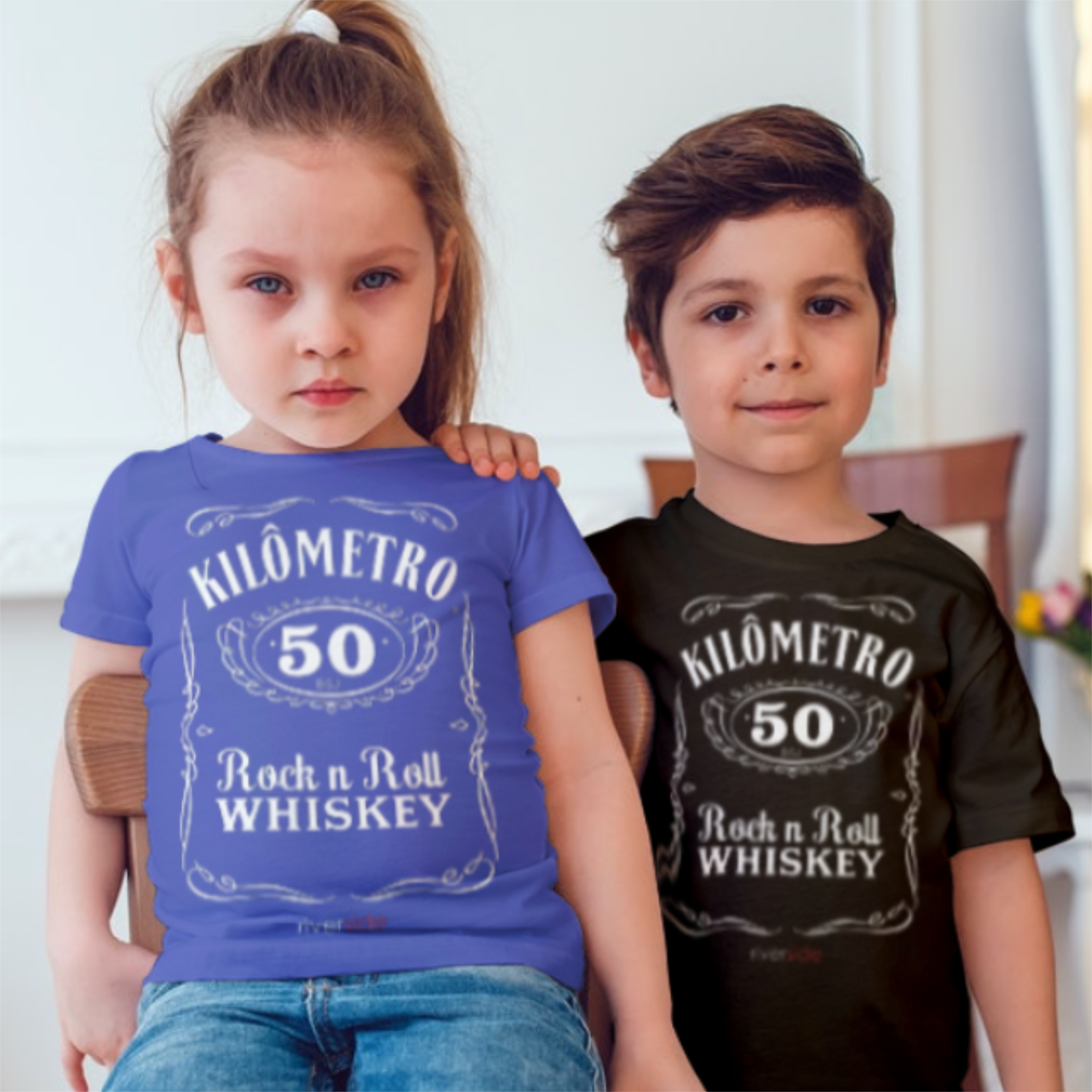 Nome do produto  T-Shirt infantil Kilômetro 50 Cores