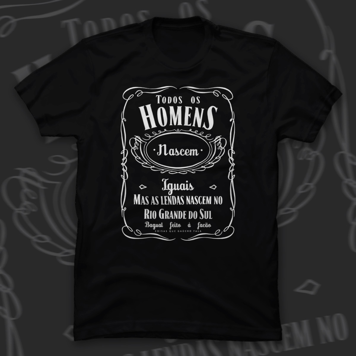 Nome do produto  Camiseta Todos os Homens nascem Iguais...