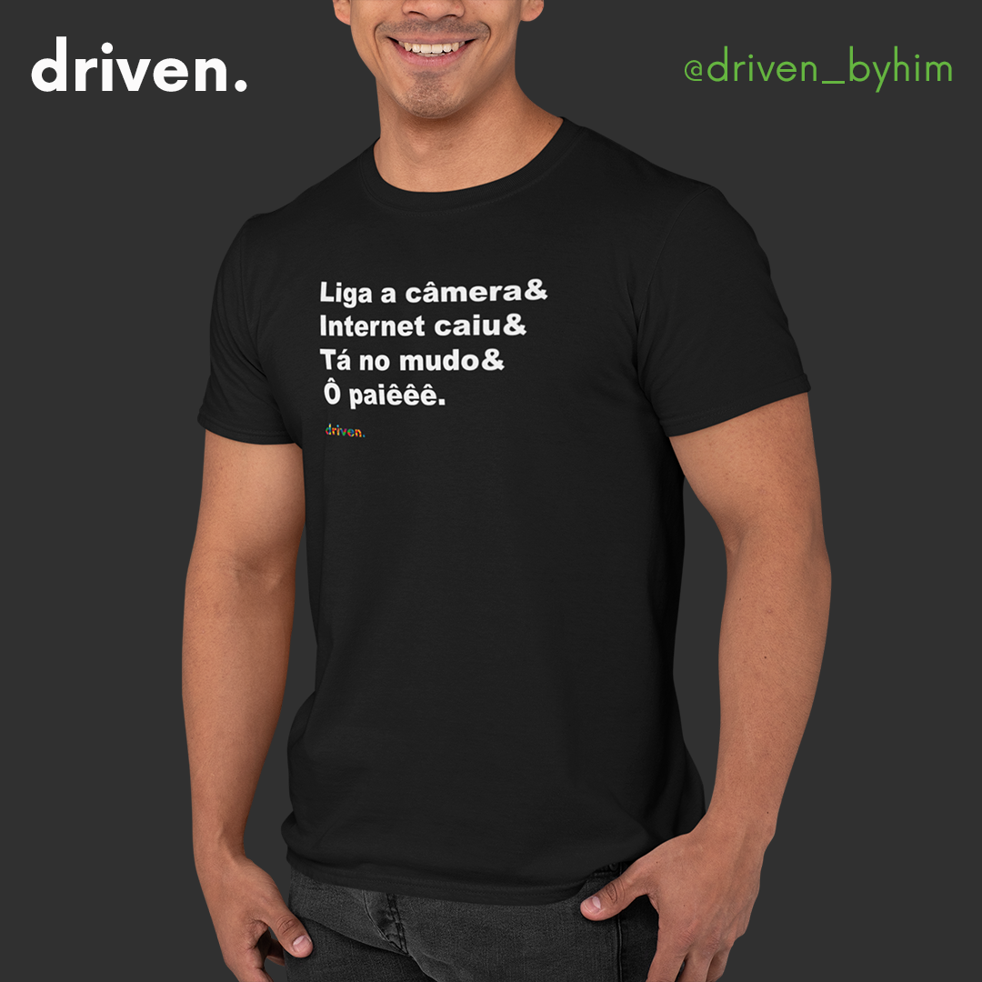 T-shirt vamo brincar, Paiê