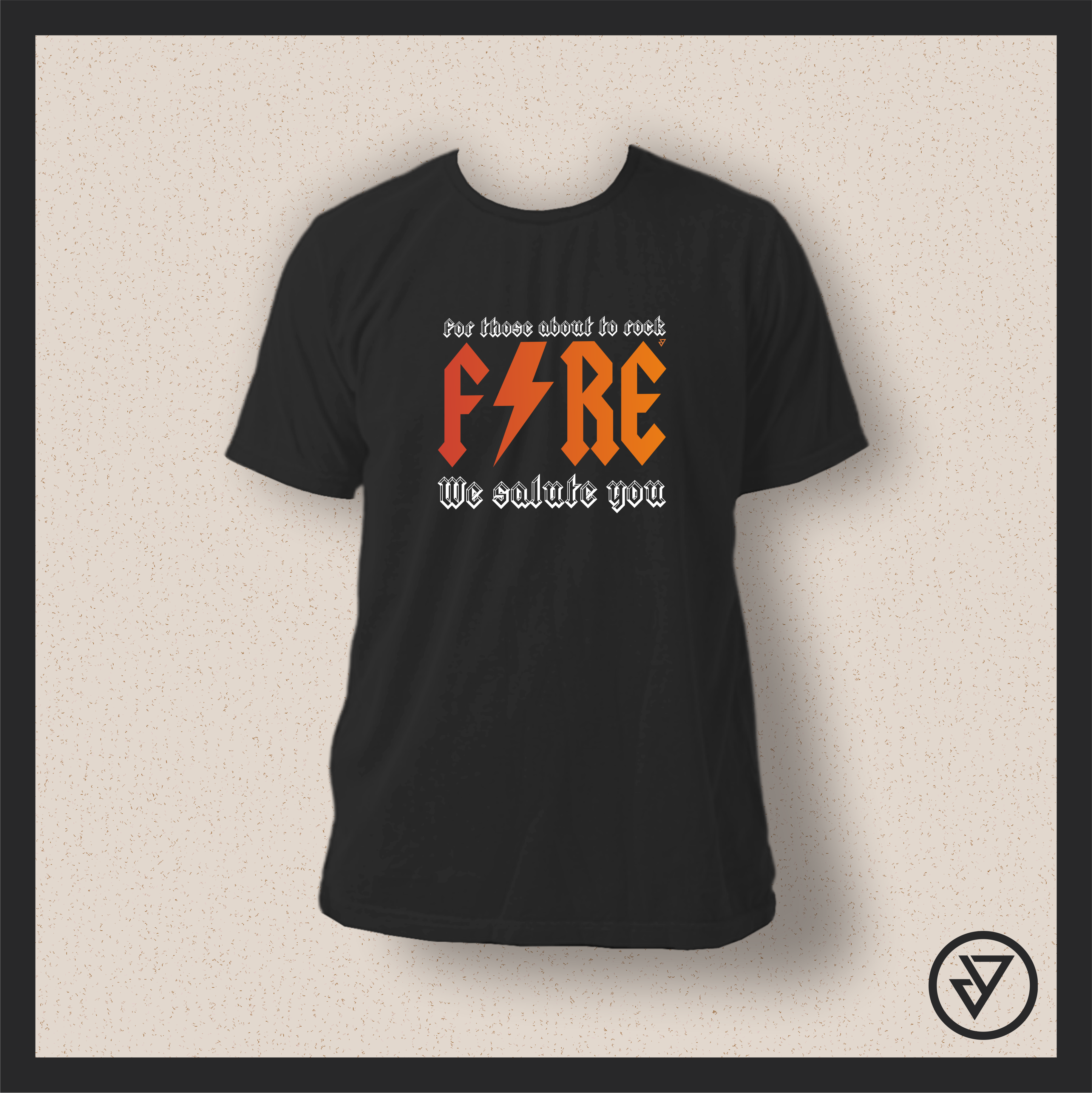 Nome do produto  Camisa AC/DC - FIRE! (We Salute You) - Preta