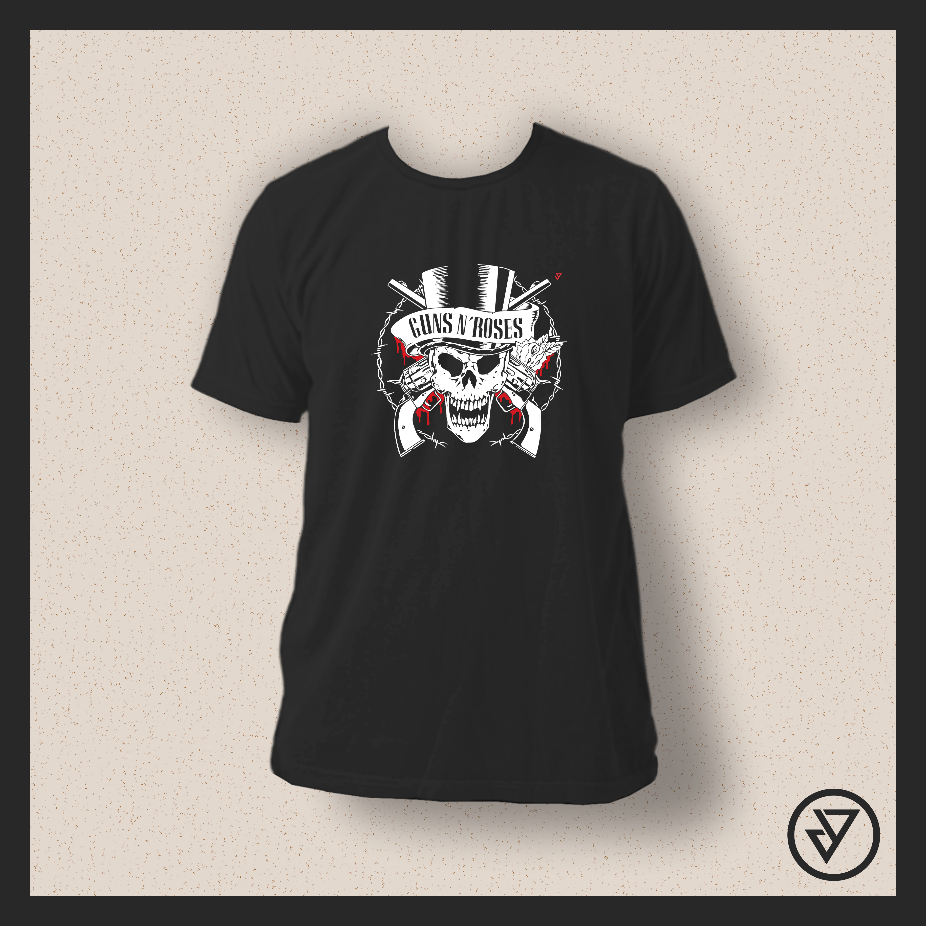 Camisa Guns N' Roses - Preta