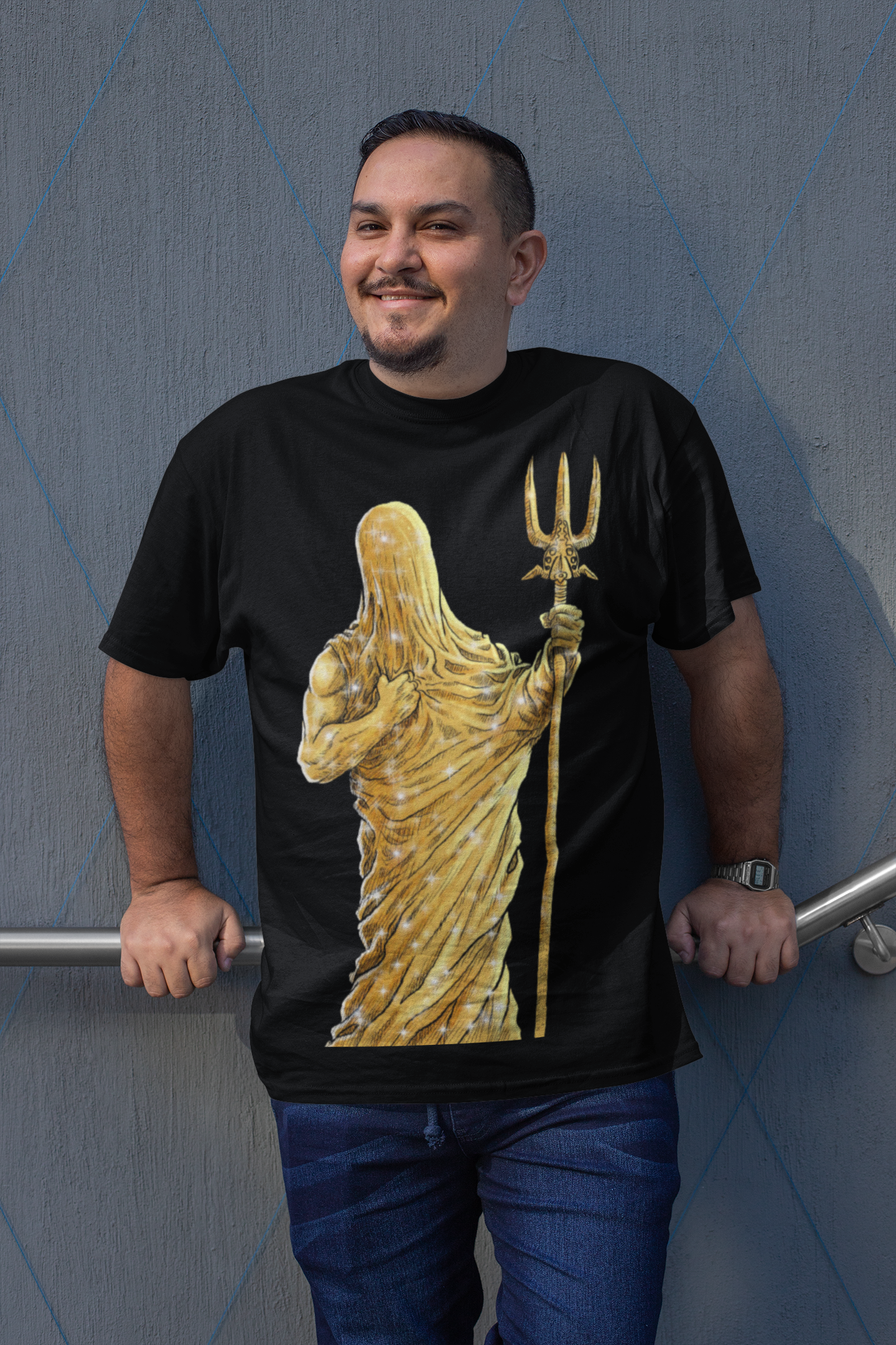 Camiseta Exú do Ouro (Modelo Plus Size)