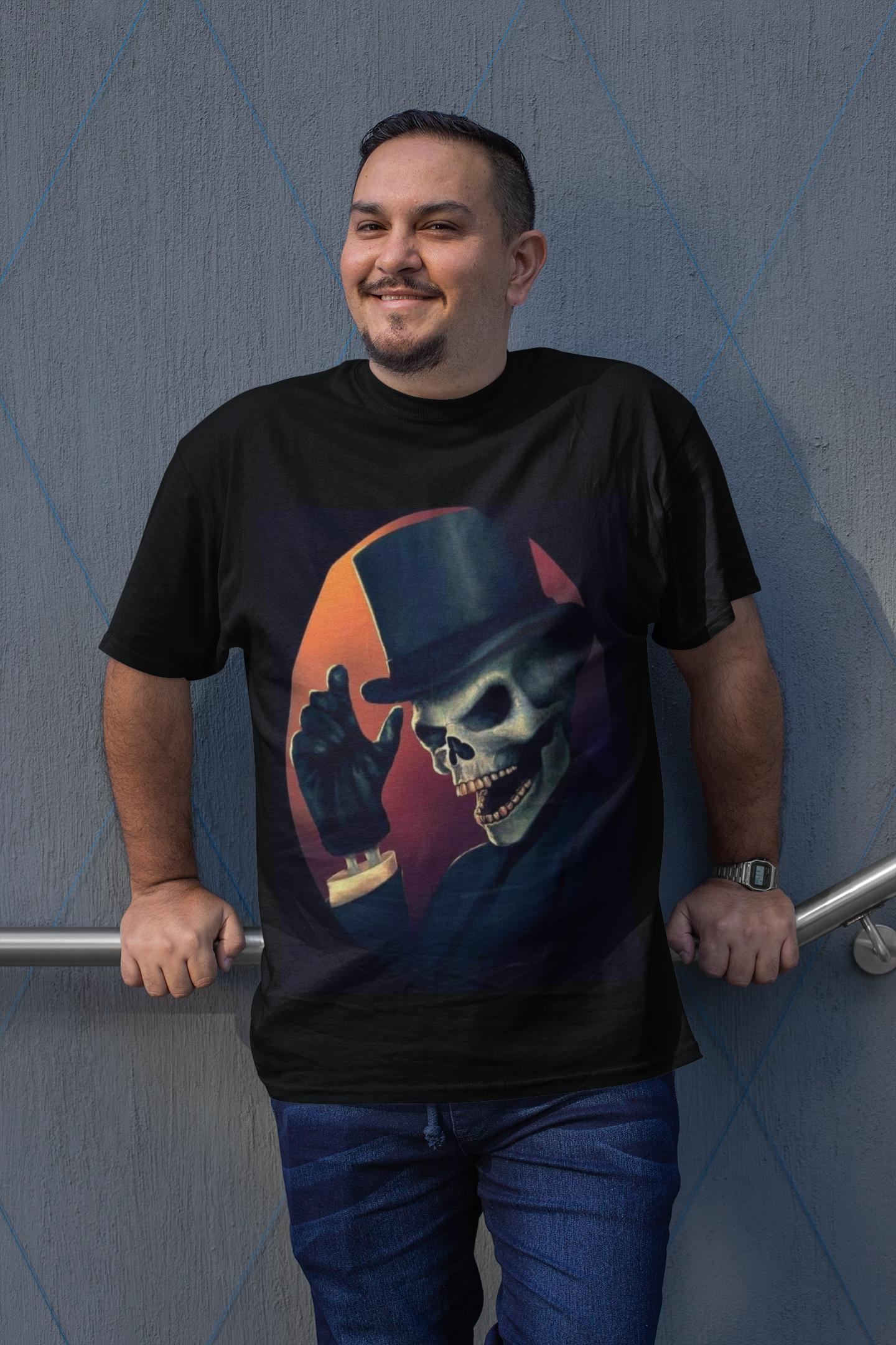 Camiseta Exú Tatá Caveira (Modelo Plus Size)