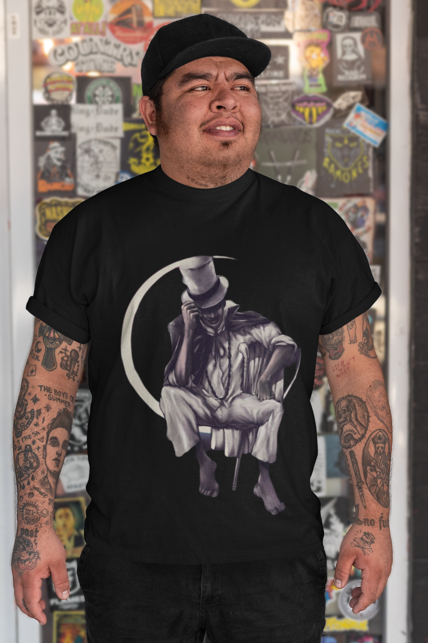 Camiseta Exú Tranca Rua (Modelo Plus Size)