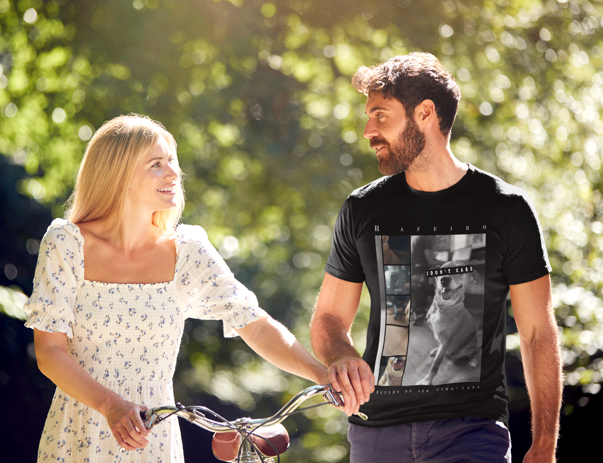 Nome do produto  T shirt prime I don't care