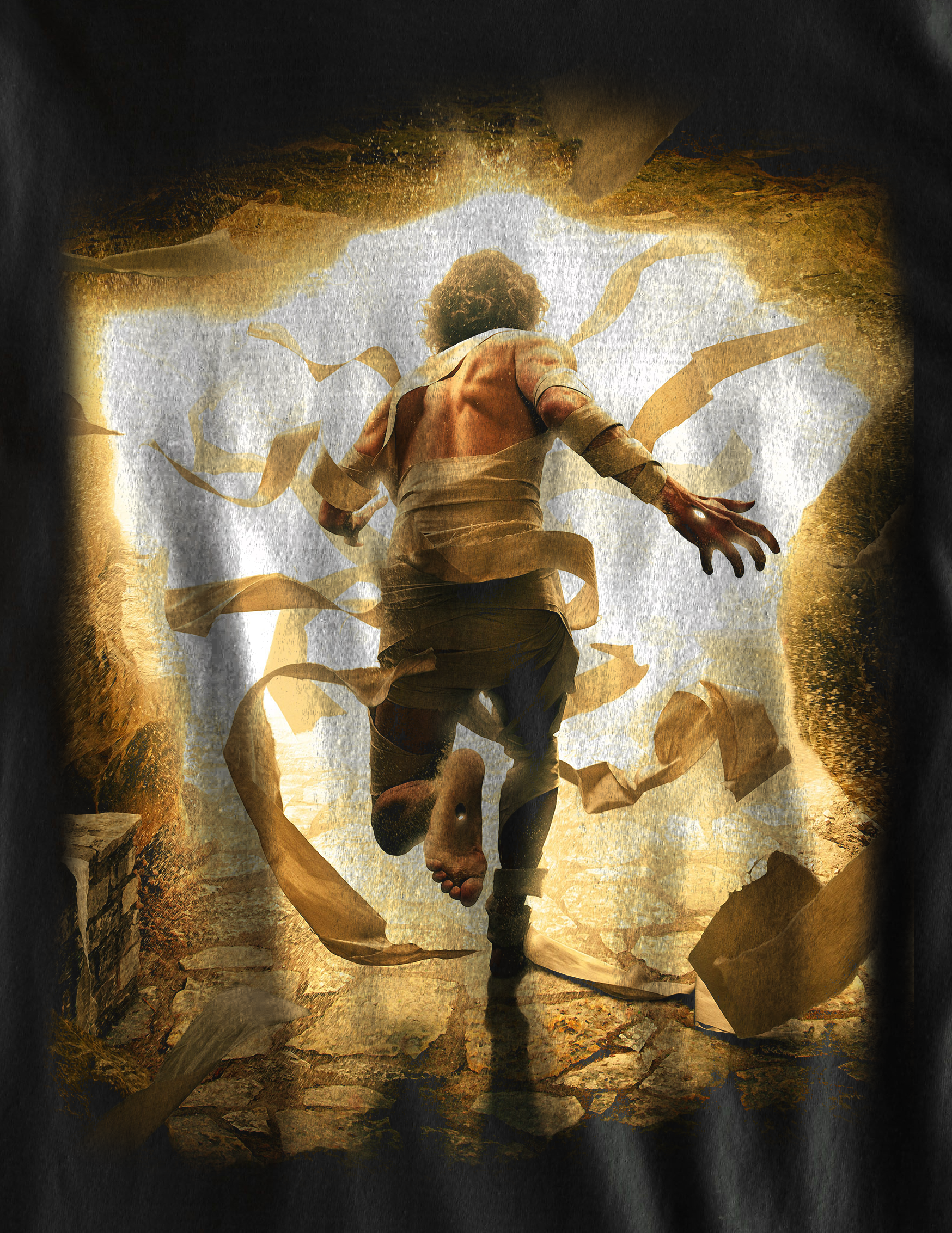 Nome do produto  Camiseta - A Ressureição de Cristo - (unissex)