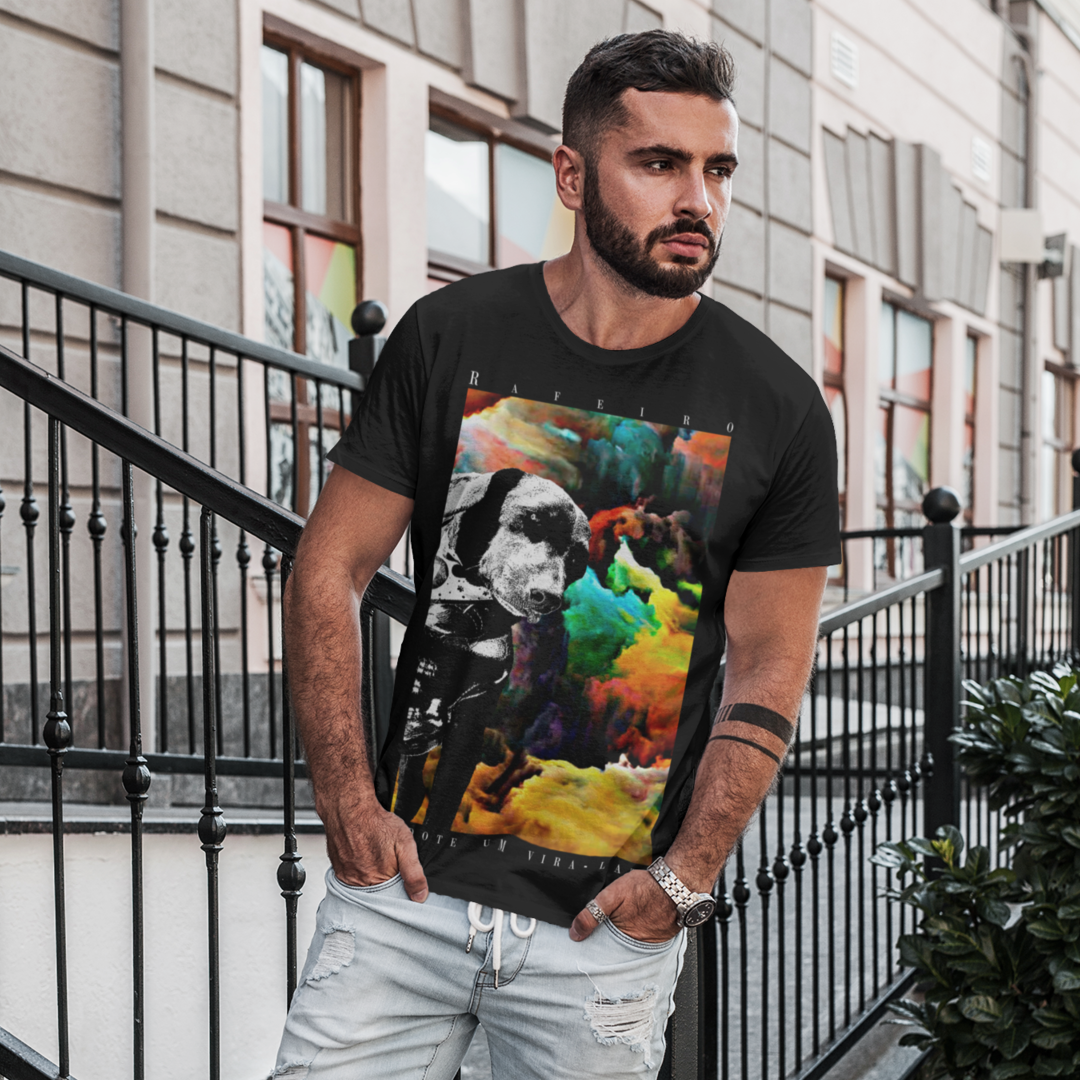 Nome do produto  T-shirt prime fundo colorido