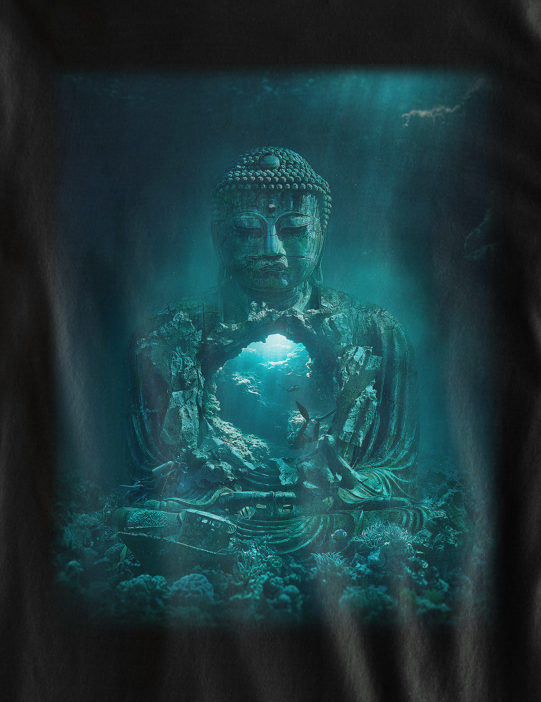 Nome do produto  Camiseta O Templo Budista Submarino - (unissex)