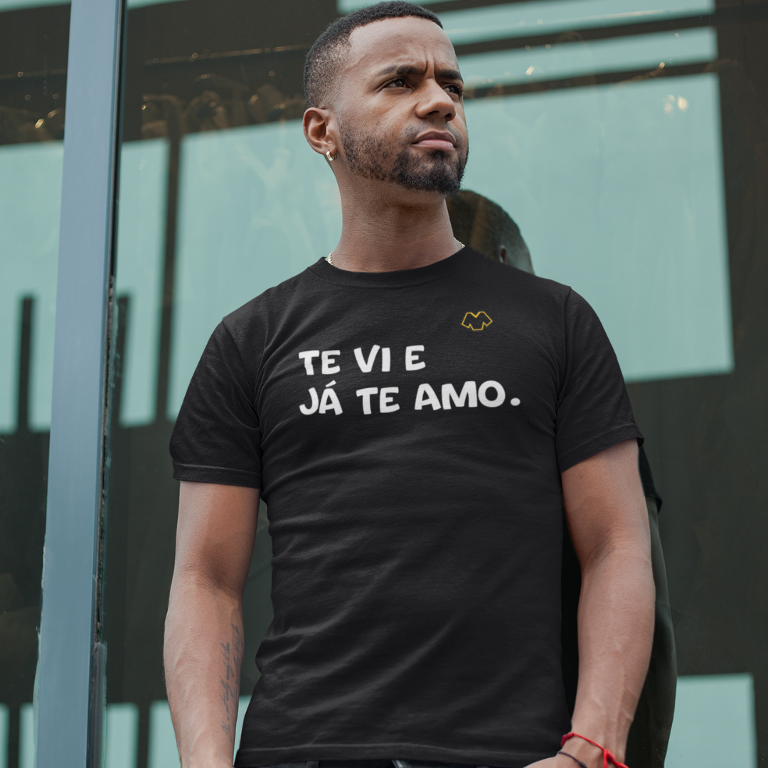 T-SHIRT PRETA - TE VI