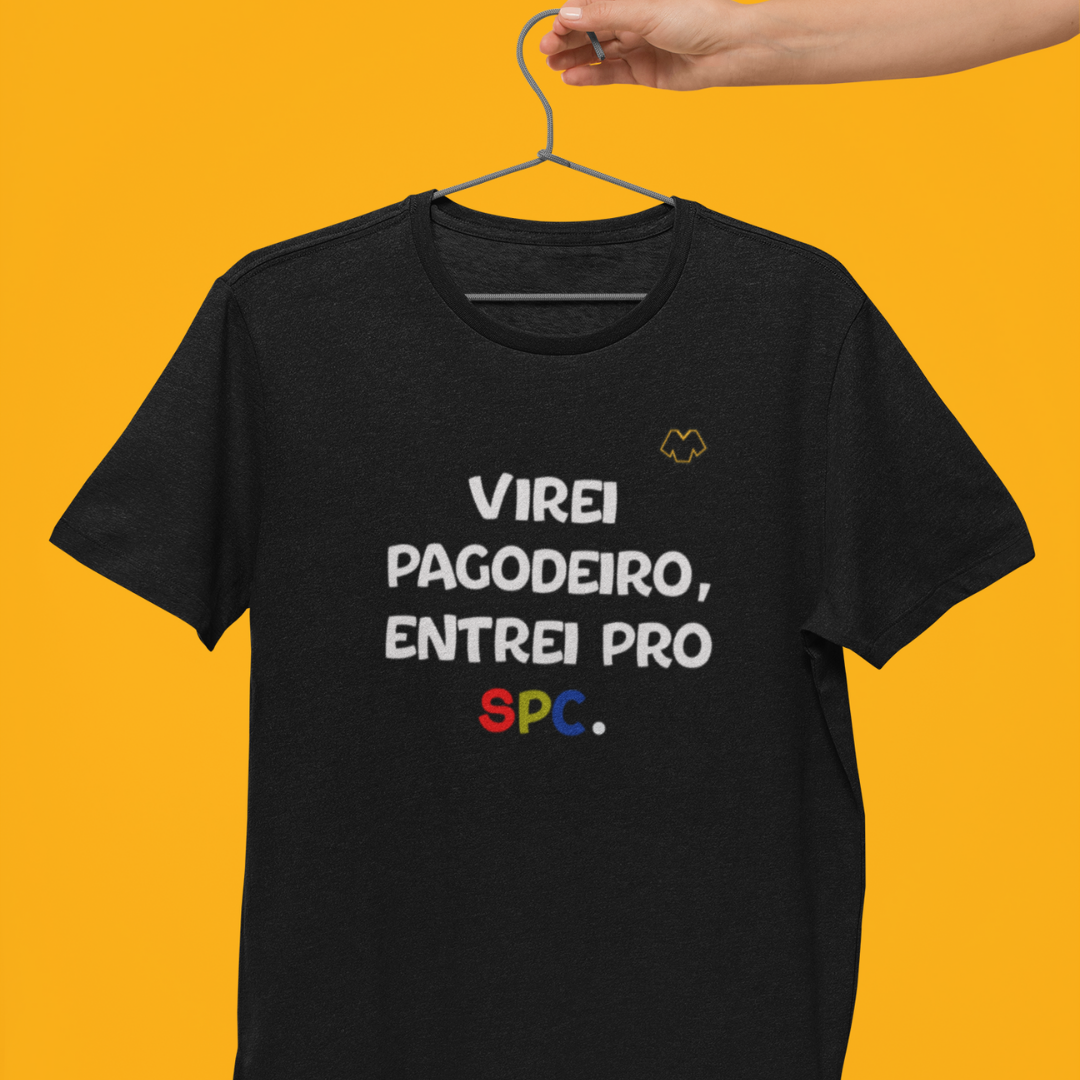 T-SHIRT PRETA - SPC