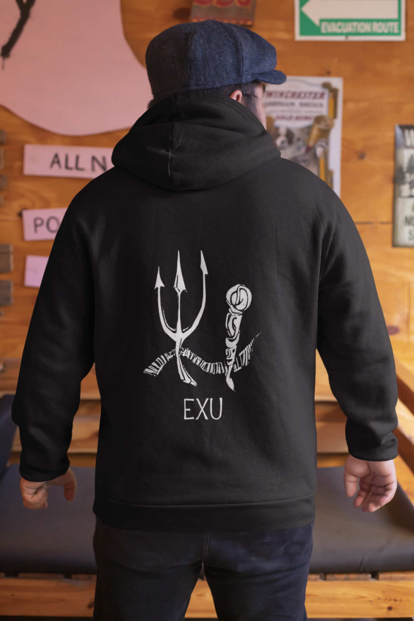 Moletom de Zíper Unisex Orixá Exu 