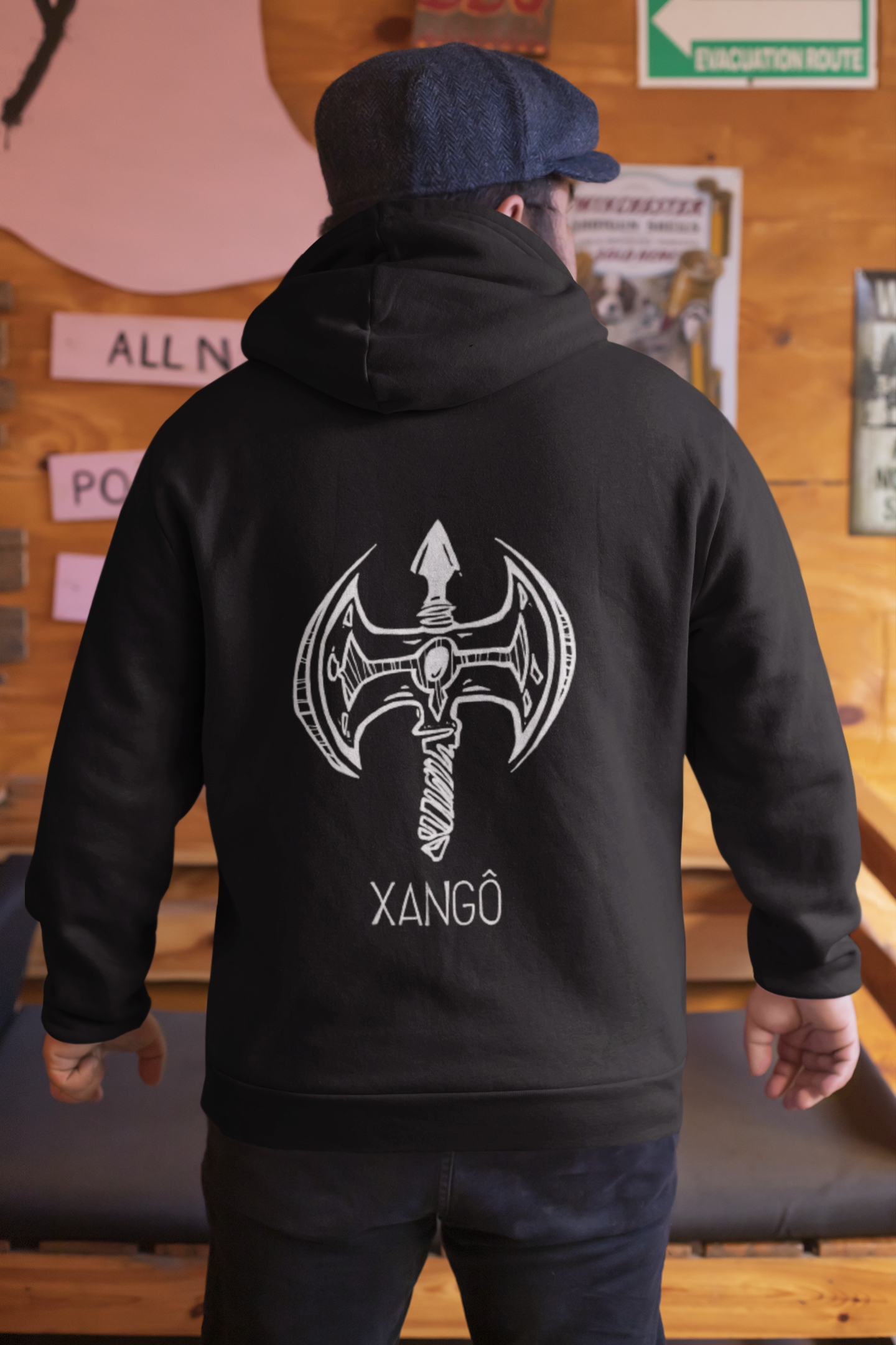 Moletom de Zíper Unisex Orixá Xangô 