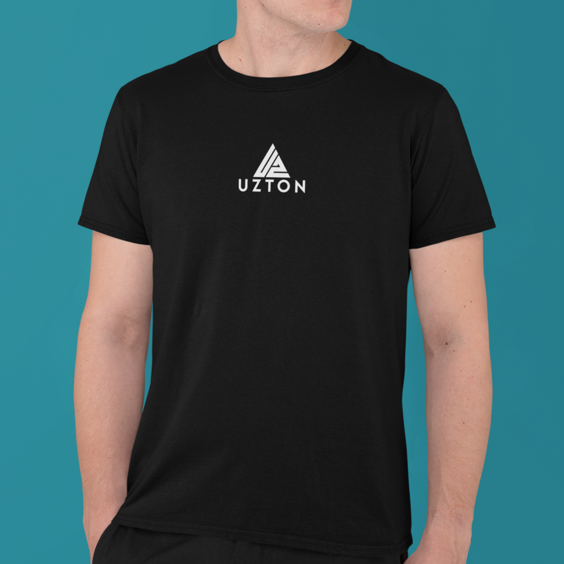 Camiseta Masculina Uzton Authentic Preta