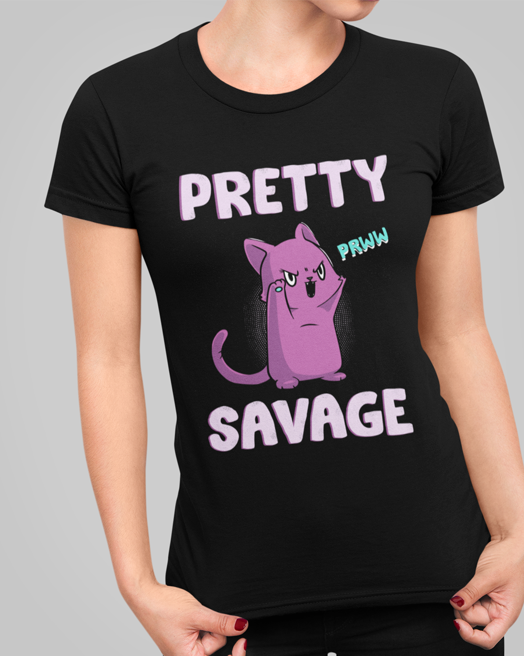 Nome do produto  Baby Look Pretty Savage