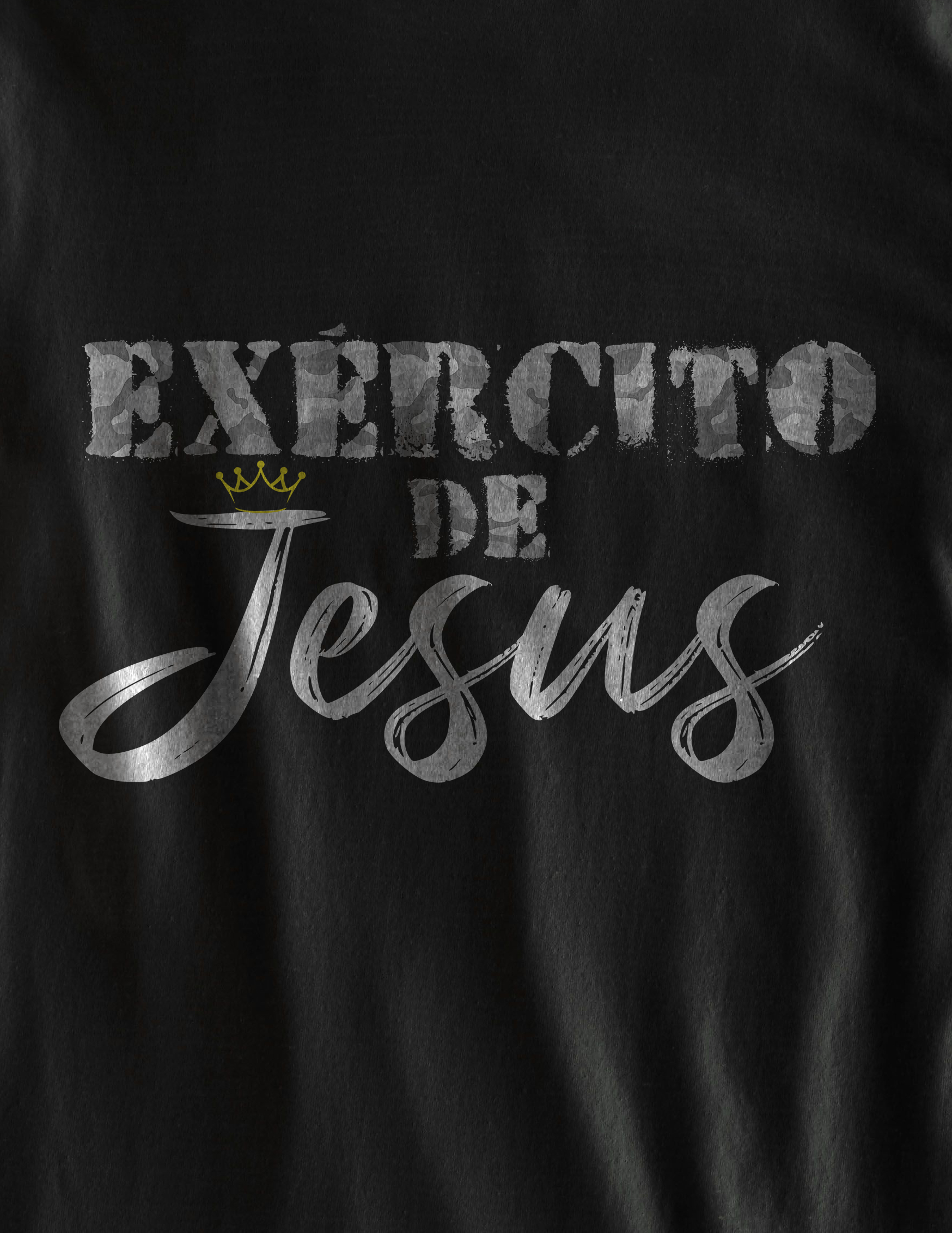 Nome do produto  Camiseta Exército de Jesus - (unissex)