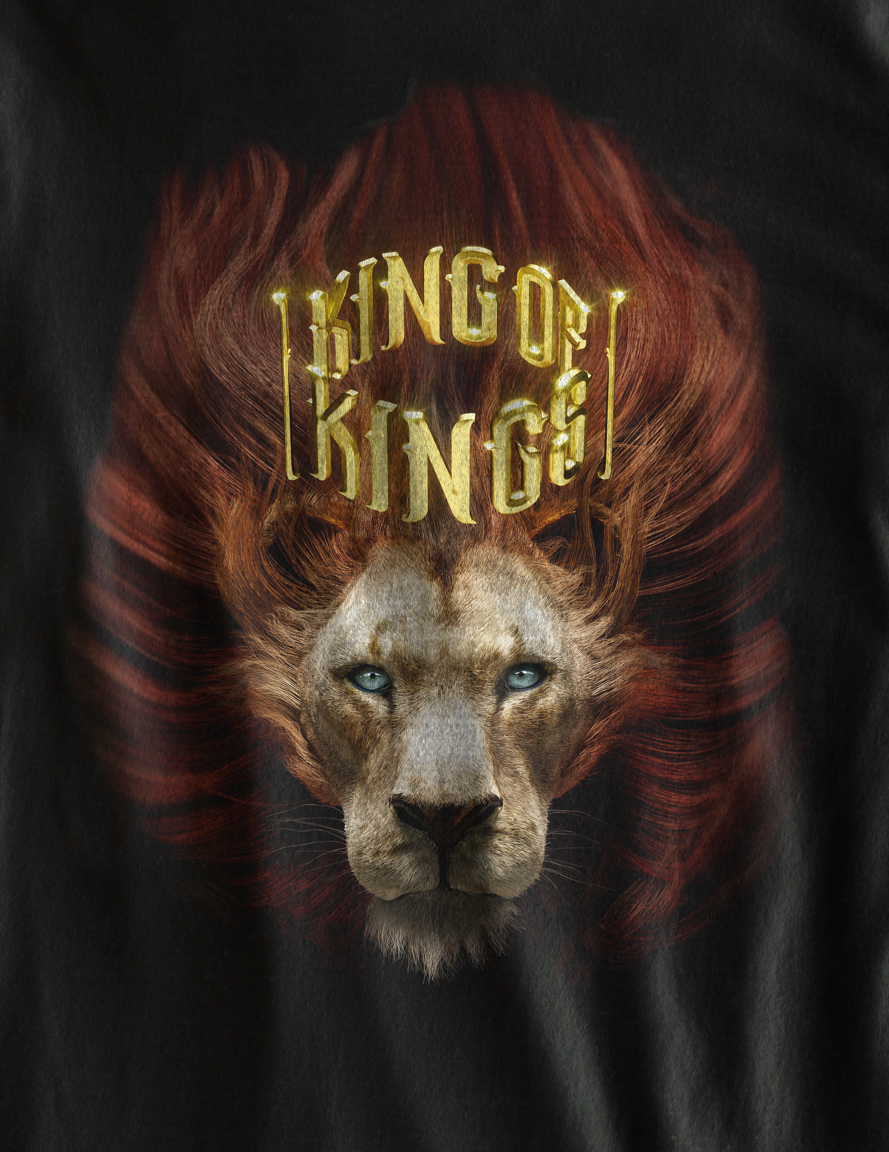 Nome do produto  Camiseta Leão de Judá - Rei dos Reis - (unissex)