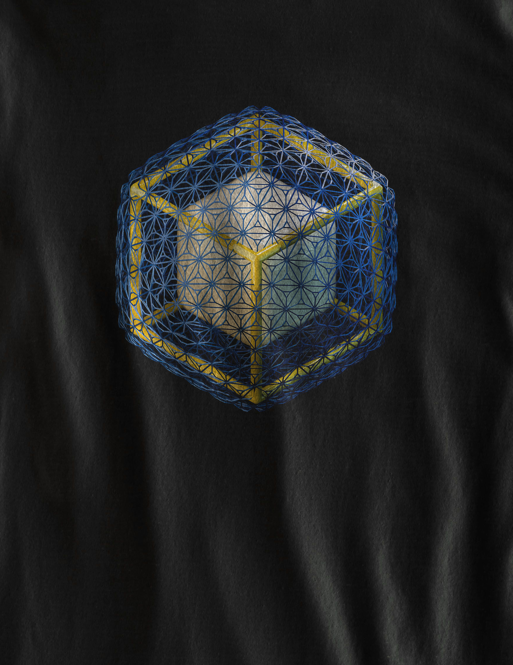 Nome do produto  Camiseta o Cubo Sagrado - (unissex)