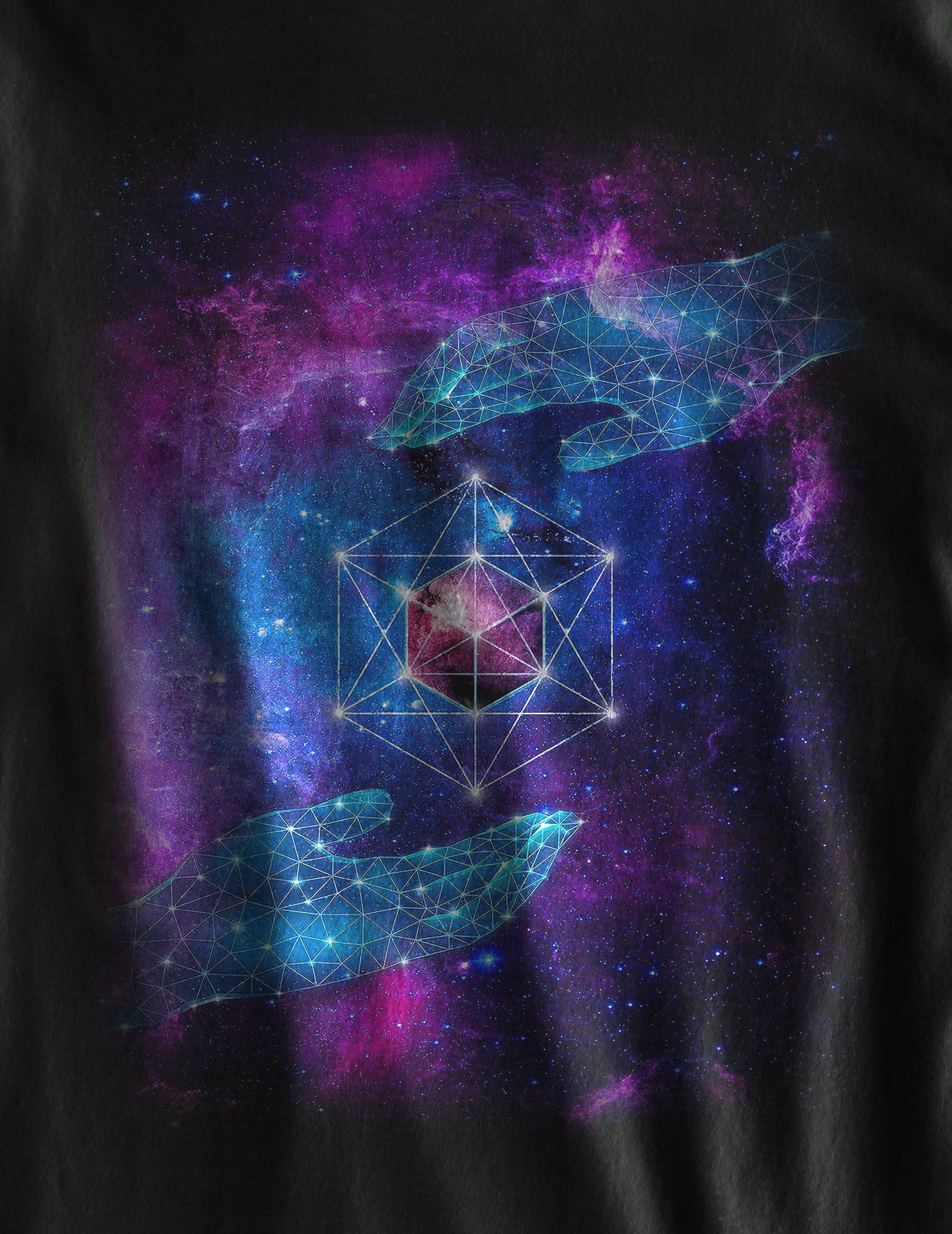 Nome do produto  Camiseta O Cubo de Metatron - (unissex)