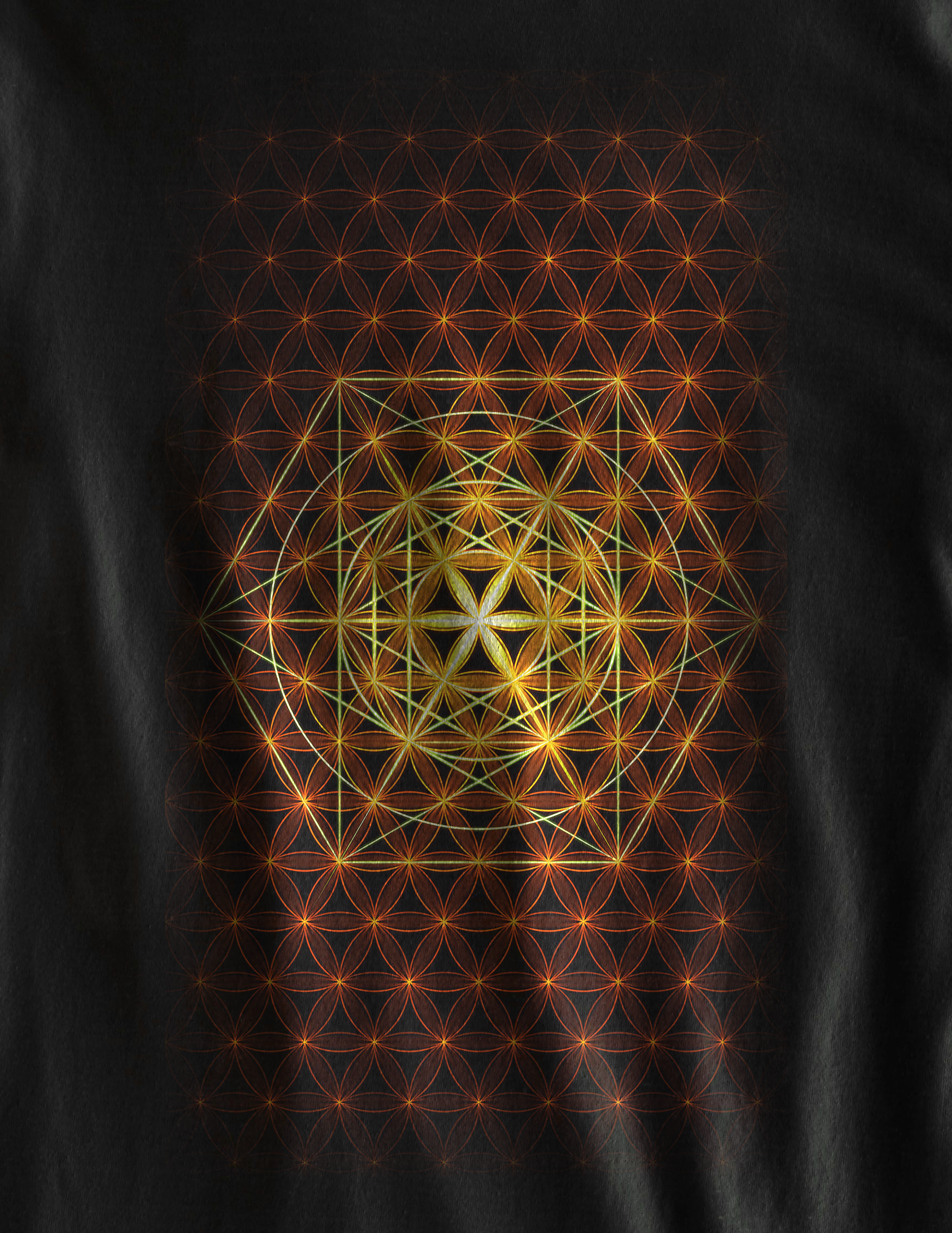 Nome do produto  Camiseta a Semente da Vida - (unissex)