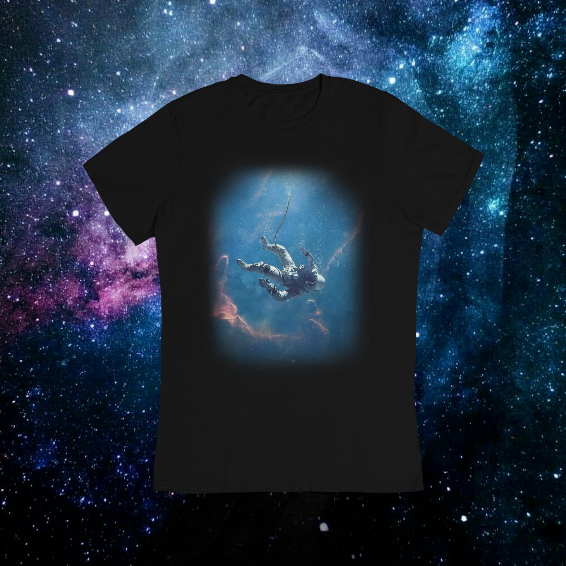 Nome do produto  Camiseta Astronauta na vastidão do Universo