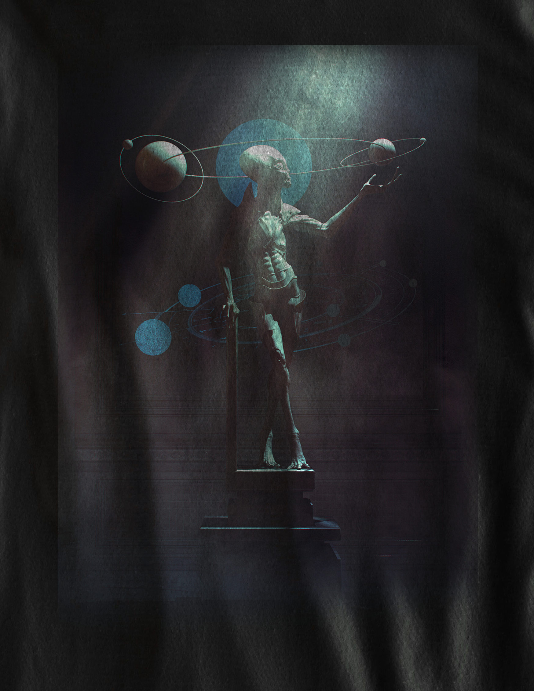 Nome do produto  Camiseta Alien e os Planetas