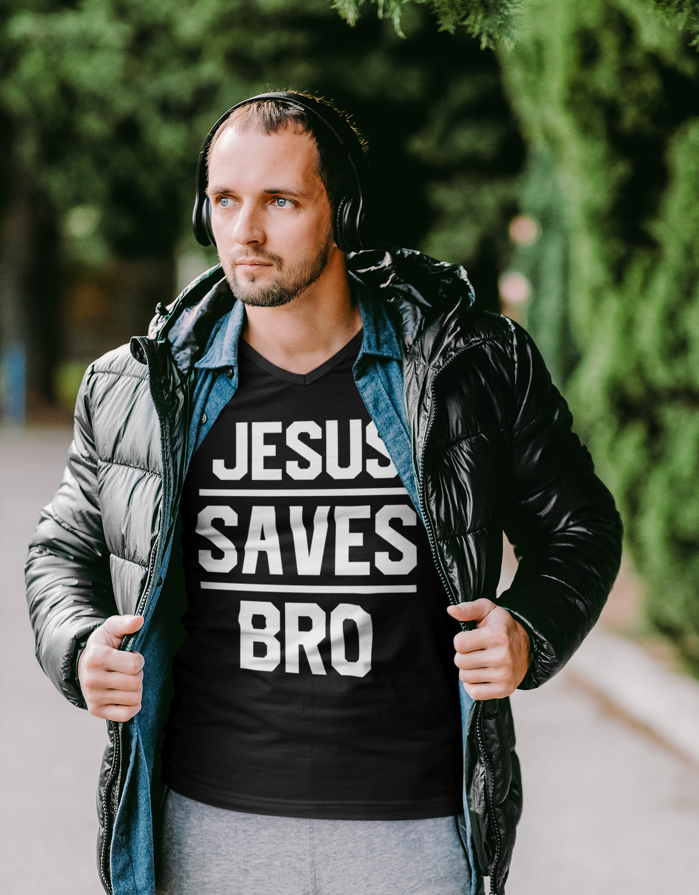 Nome do produto  Camiseta Masculina Cristã Jesus Save Bro