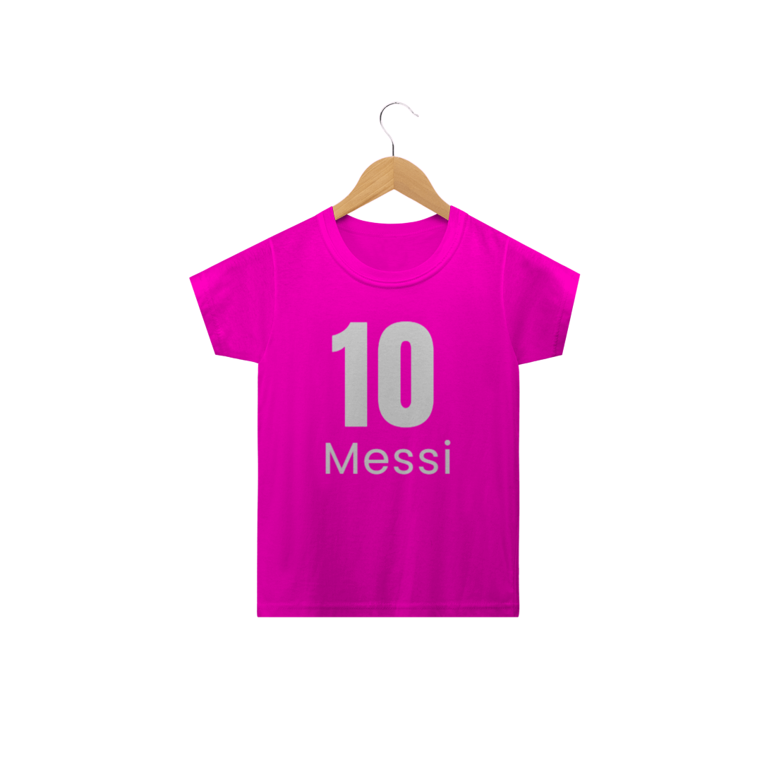 Nome do produto: CAMISA ROSA MESSI