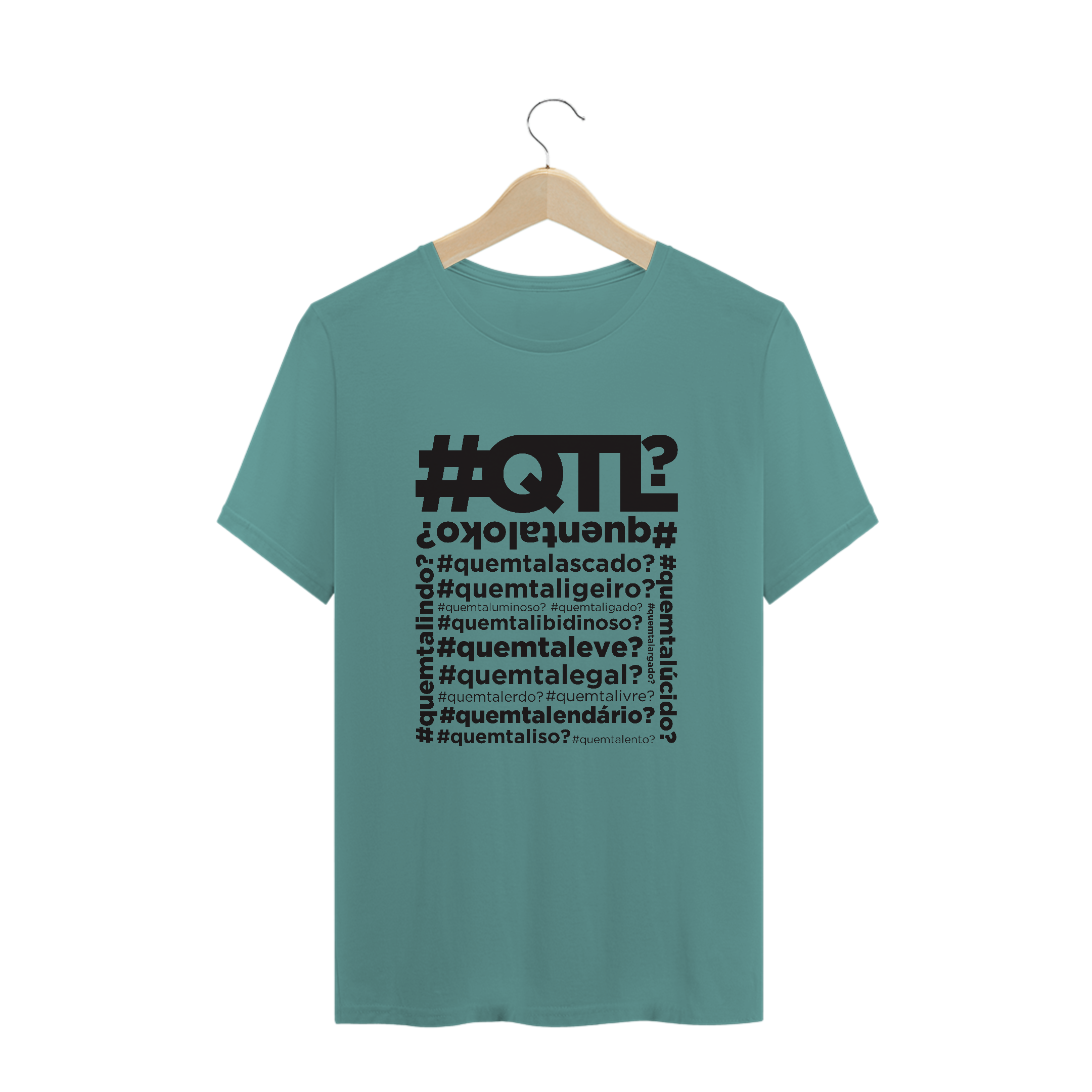 Nome do produto  CAMISETA MASC. QTL HASHTAGS