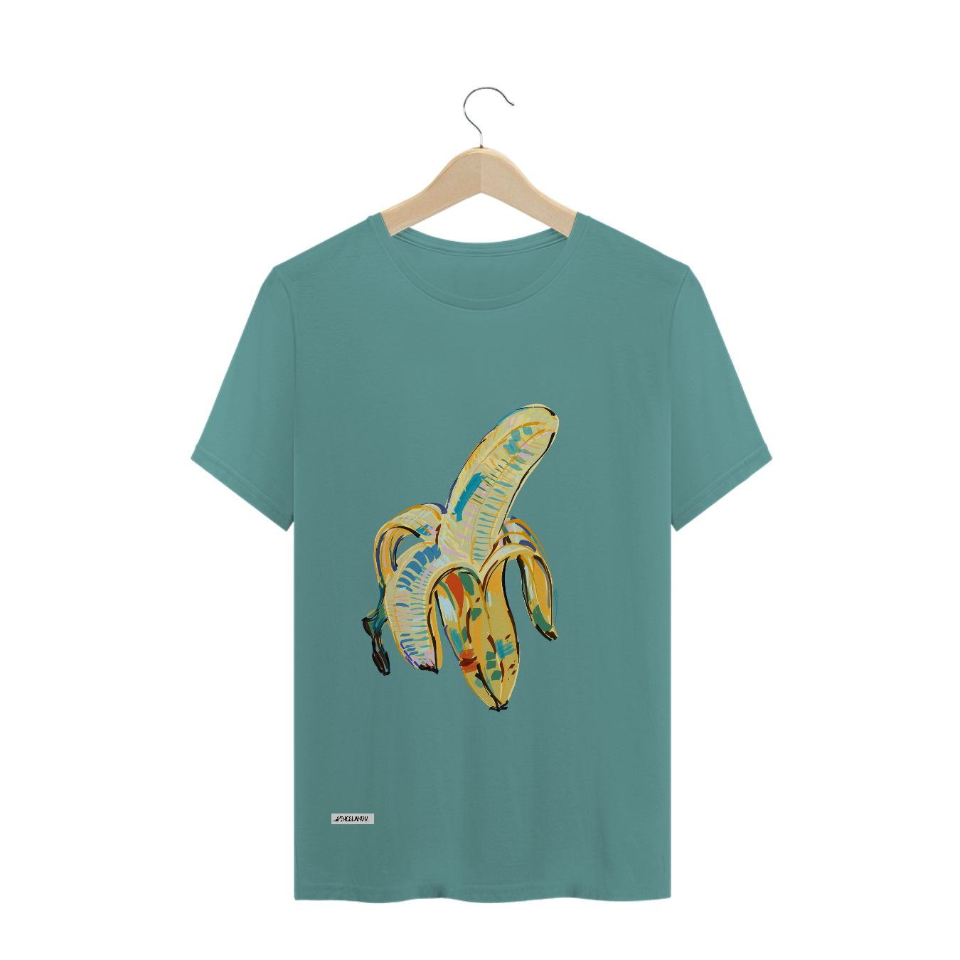 Nome do produto  Camiseta estonada arte banana Pincelandu