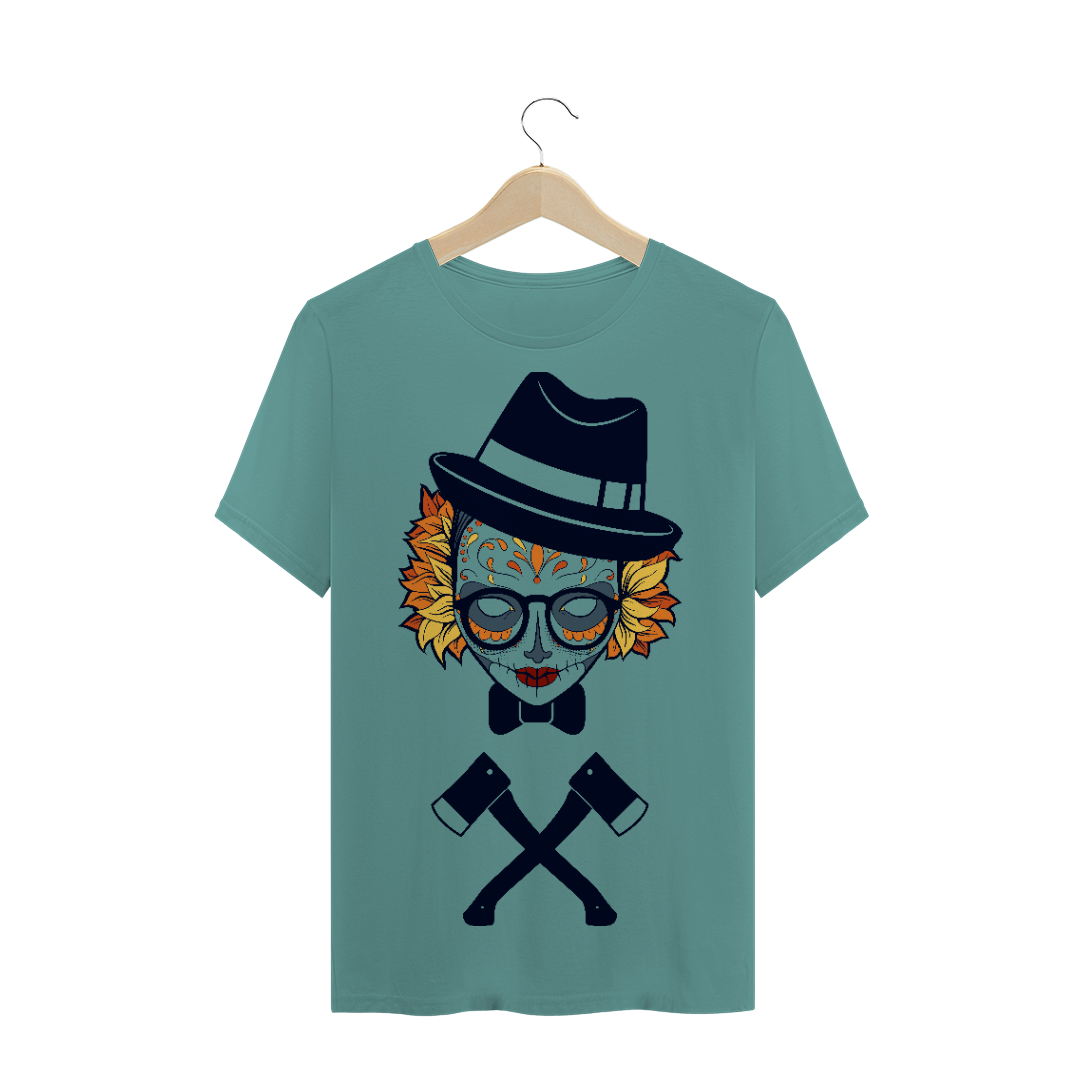 Nome do produto  Caveira Mexicana Chapeleiro maluco / T-shirt Estonada