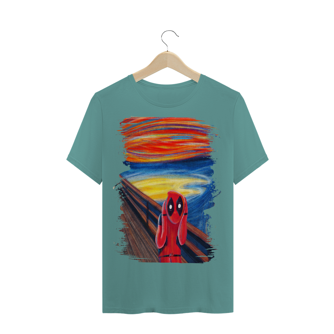 Nome do produto  Deadpool o grito / t-shirt estonada