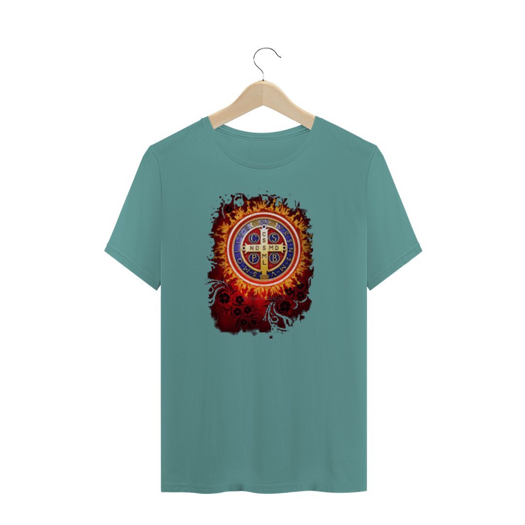 Nome do produto  CAMISETA MASCULINA SÍMBOLOS CATÓLICOS